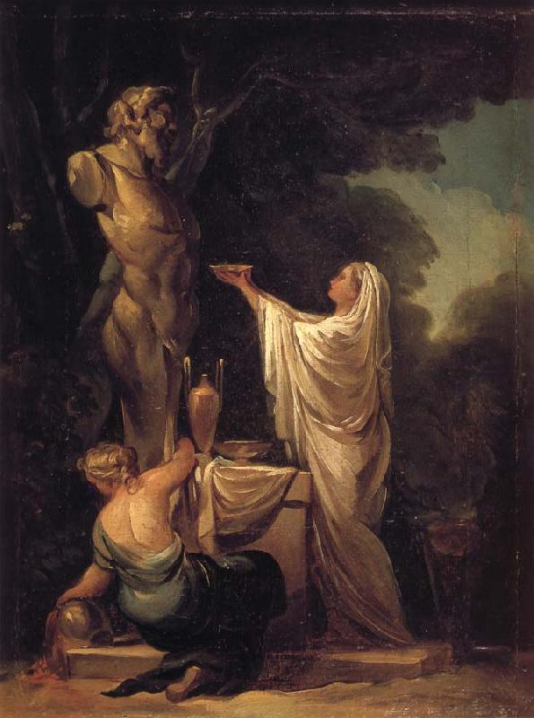 Francisco Goya Sacrifice to Pan oil painting image
